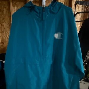Champion Teal Half-Zip Jacket